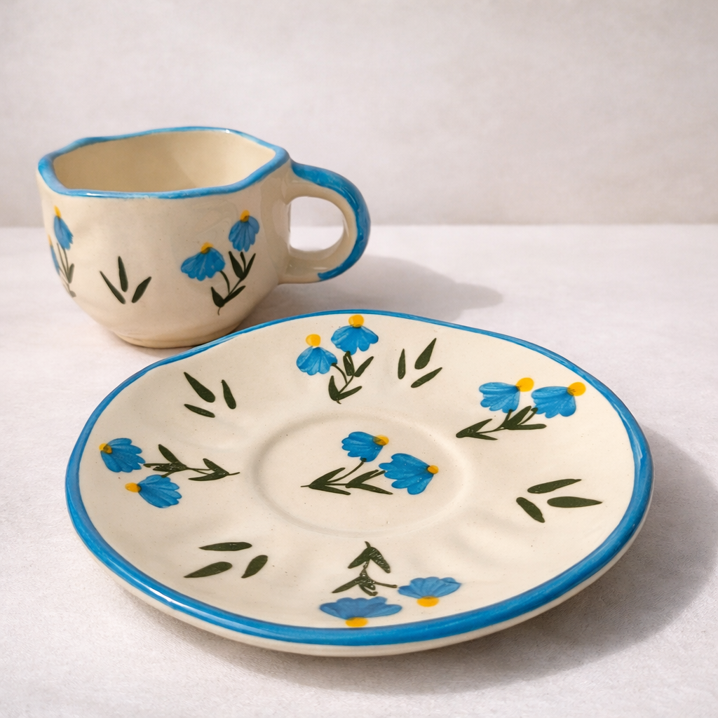 Blue Blossom Cup & Saucer