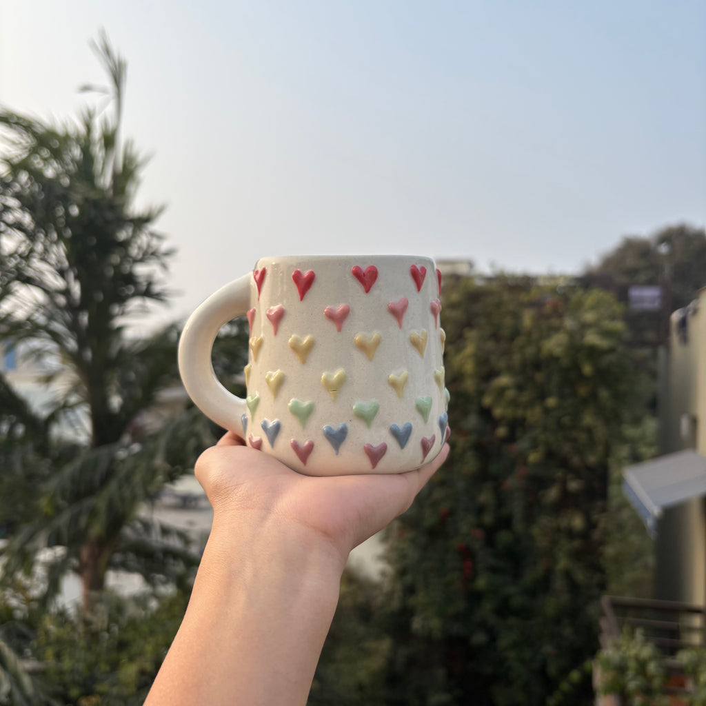 Multi Heart Mug